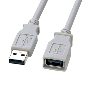 Non-halogen USB extension cable A⇔A female type (KU20-ECEN1K) 