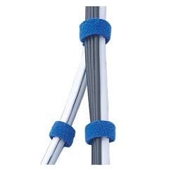 Cable Ties (Hook-and-Loop Fastener, Blue)