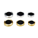 Screw-Retained Rubber Feet with Aluminum Cover, TC Series (TC-1S) 