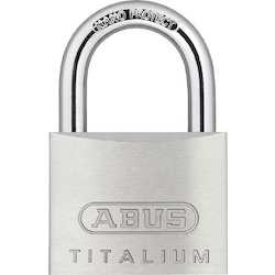 Lock And Key, Lightweight Cylinder Padlock Titalium (Body Made Of Aluminum) Same No.