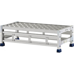 Workbench (Checkered Plate Type, Metal Fitting SUS Specifications), Top Width 800 mm