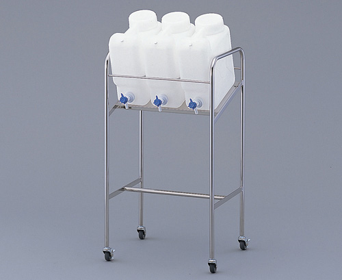 Tilt Stand for Flat Bottle with Stopcock