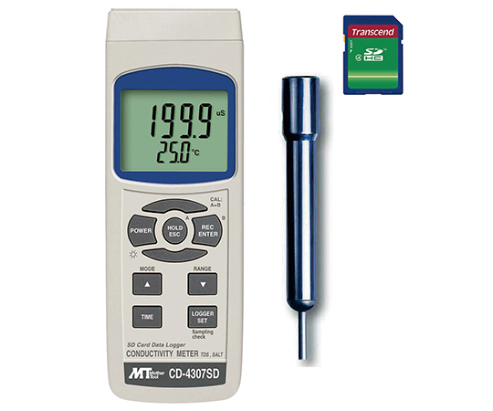 Data logger conductivity meter