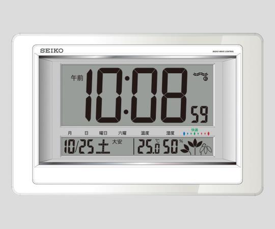 Radio Wave Controlled Digital Clock with Thermometer and Hygrometer