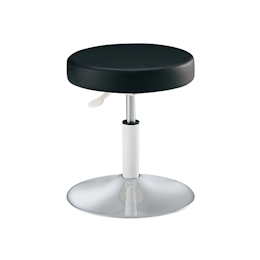 Stable Round Chair Black 