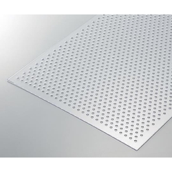Transparent PVC Perforated Plate, Hole Diam. φ5.0 mm 450 x 600 x 1 t