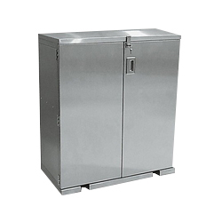 18-Liter Square Can Storage Cabinet, Double Door Type (3-2087-02)
