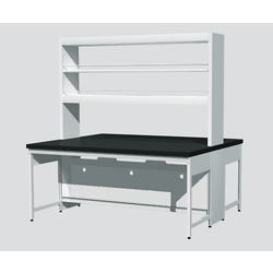 Central Laboratory Table Steel Type, Flat, With Reagent Shelf, EAA Series