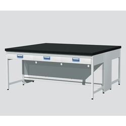 Central Laboratory Table Steel Type, Suspension Drawer, EAB Series (3-4127-02)