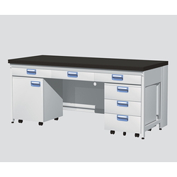 Side Laboratory Table Steel Type, Suspension Drawer, With Cart, ERB Series (3-4134-03)