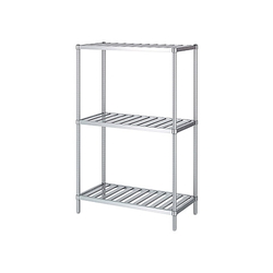Stainless Steel Rack (SUS430, Slatted Shelf 3-Tier Specification) RS3 Series (61-0011-28)