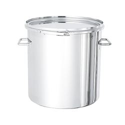 Sanitary Stainless Steel Airtight Tank, Band Type, With L Type Silicone Seal, SMA-CTL Series