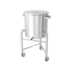 Bottom Slope Type Stainless Steel Tank, With Legs, With Stock Lid, KTT-ST-L Series