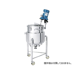 Curved Bottom Type Stainless Steel Jacket Container With Agitator Mounting Seat (Tank Bottom Valve), DTM-J Series (61-0750-56)