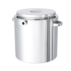 Flat Bottom Stainless Steel Jacket Container, With Stock Lid, ST-J Series