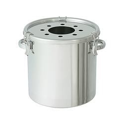 Powder Recovery Stainless Steel Container (With Flange Mounting Hole), FK-CTH Series (61-0752-95)