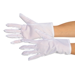 Low Dust Generation Antistatic Stripe Gloves (10 Pairs included) MX118