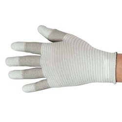 Low Dust Generation Antistatic Tip Guard Gloves 13 Gauge (10 Pairs included) MX326