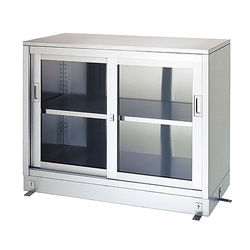 Storage Cabinet (SUS430, Single-Tier, Glass Door Specification) LG Series (61-0013-03)