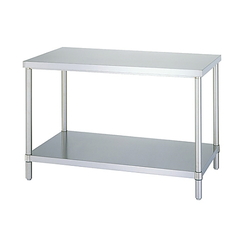 Stainless Steel Work Benches (SUS430, Solid Shelf Specifications) (61-0009-22)