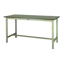 Work Table 300 Series, Rigid, H740 mm, PVC Sheet Top Plate, SWR Series (61-3748-16)