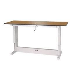 Work Table Elevating Type, Melamine Top Plate, SSM Series (61-3763-41)