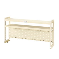 Work Table Shelving, 2-Tier Shelf Board + Perforated Panel Type, WKP2 Series
