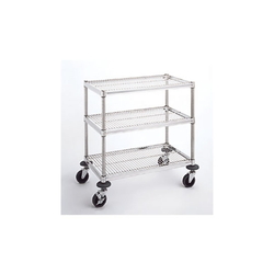 W1 Type Side Table Cart (Shelf Board / Strut: SUS304)