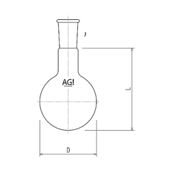 One-Necked Flask, 10 L, 3100-10 Series