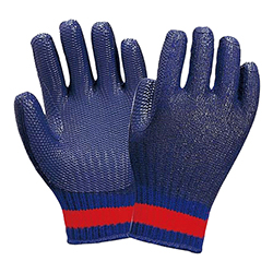 Solid Rubber Coated Gloves (7G, Press Rubber Glove NEW AWOBEI)