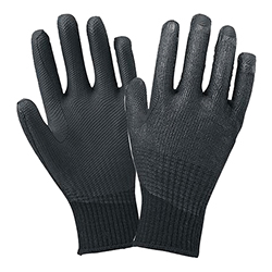 Solid Rubber Coated Gloves (10G, Press Rubber Glove YAWARAKA KUROBEI)