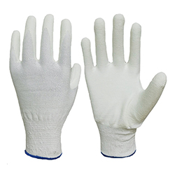 Incision-Resistant Gloves (Nitrile, 13G, White, TSUNOOGA)