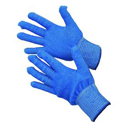 Cut-Resistant Gloves (Knitting, 10G, Blue, TSUNOOGA)