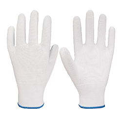 Cut-Resistant Gloves (Knitting, 10G, White, TSUNOOGA)