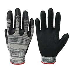 Incision-Resistant Gloves (Natural Rubber Coating, 10G, TUNGSTEN)