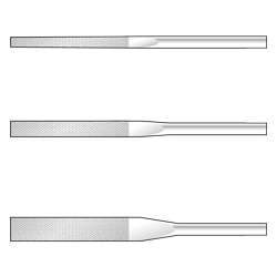 Flex Flat-Taper Diamond File For Precision Use (AFD6-1.5) 