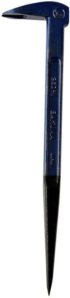 Bakuma Formwork Crowbar With Tapered Tail, Kajiya, Curved