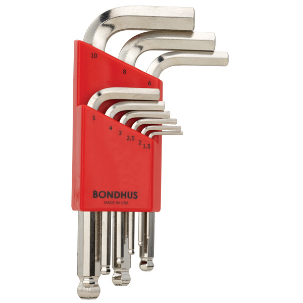 Ballpoint L-Wrench Set, Short (Standard mm)