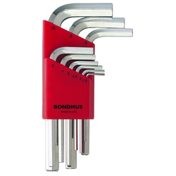 Hexagonal L-Wrench Set Short (Standard: Metric) Plating