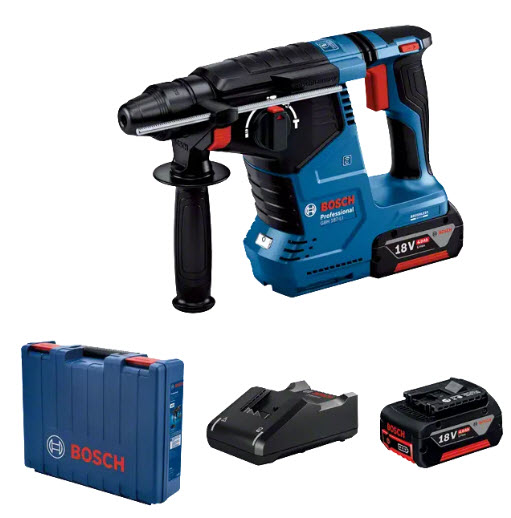 BOSCH Cordless Rotary Drill 18V SDS Plus (Set Battery and Charger)
