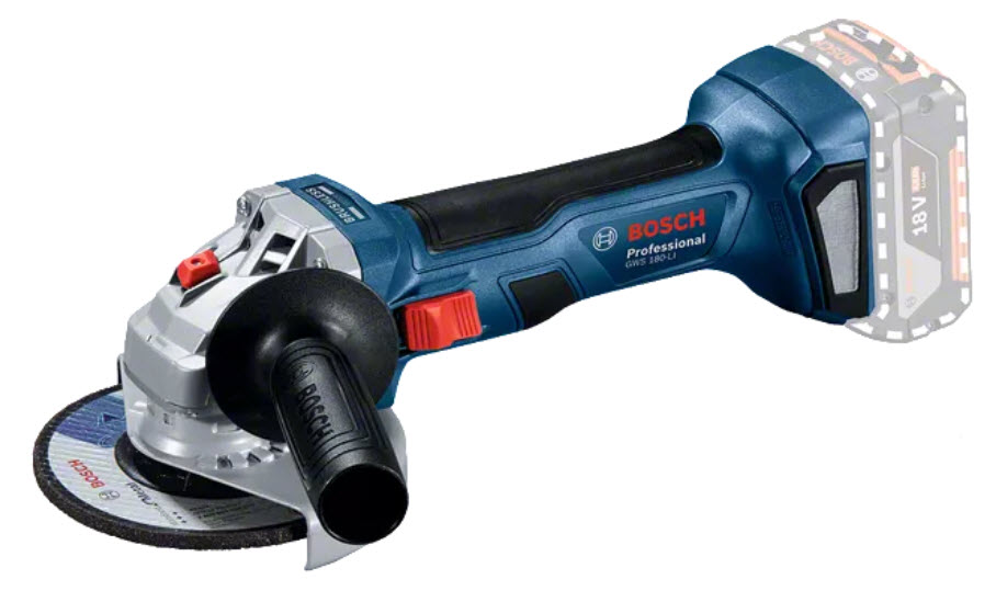 BOSCH Cordless Angle Grinder 4" or 100 mm (slide switch, only body)