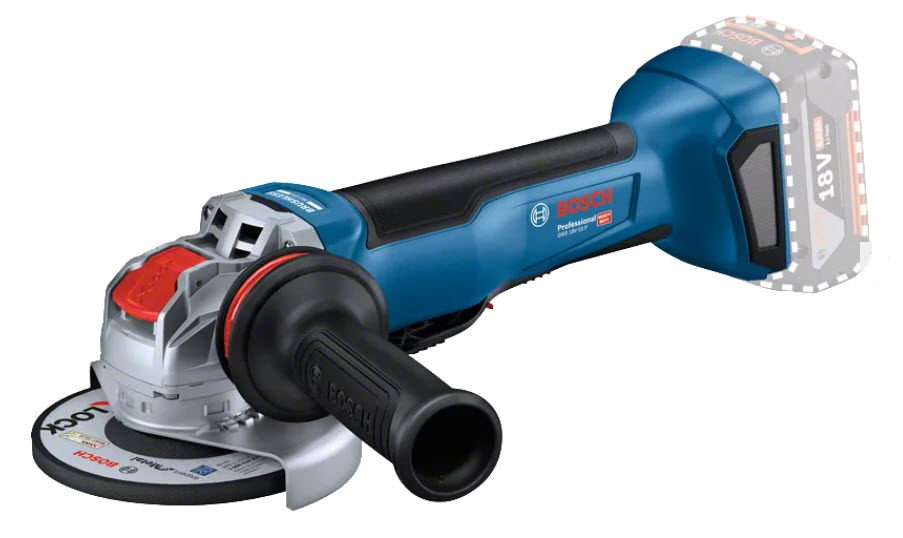 BOSCH Cordless X-LOCK Angle Grinder 5" or 125 mm (clutch switch, only body)