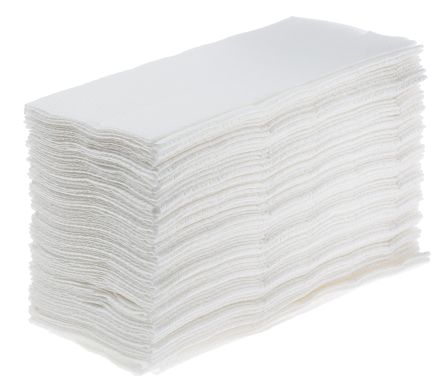 RS PRO 120 White Cloths for use with Industrial Cleaning