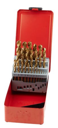 25 Pieces Fully Ground Drill Set