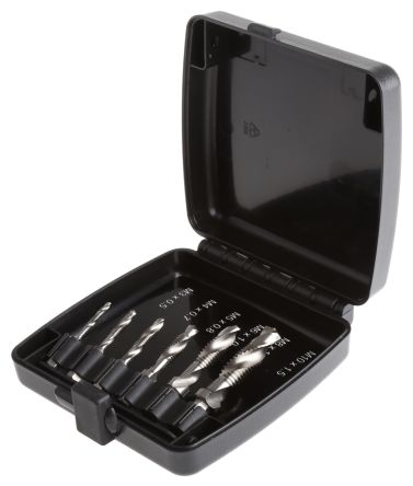 6 Piece Combined Drill and Tap Set
