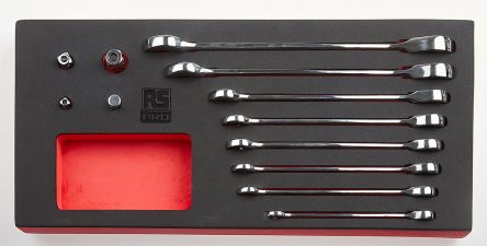 12 Piece Ratcheting Combination Spanner Tool Module