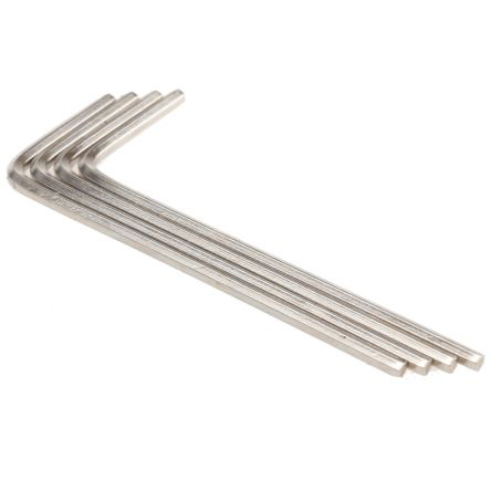 L Shape Short Arm Hex Key Chrome Vanadium Steel