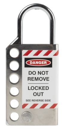 Lock And Key, Stainless Steel Lockout Hasp, 25 mm