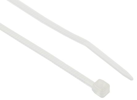 RS PRO White Nylon Sub Miniature Cable Tie, 71mm x 1.6 mm | RS Pro ...