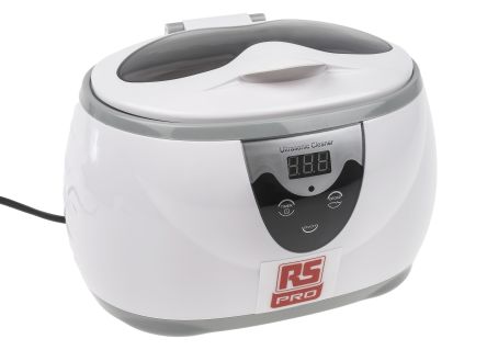 RS PRO Ultrasonic Cleaner, 600ml with Lid